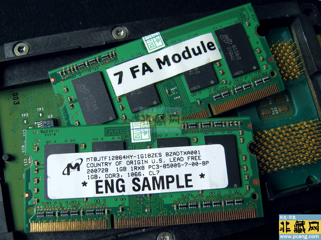 micron 1G DDR3 sample